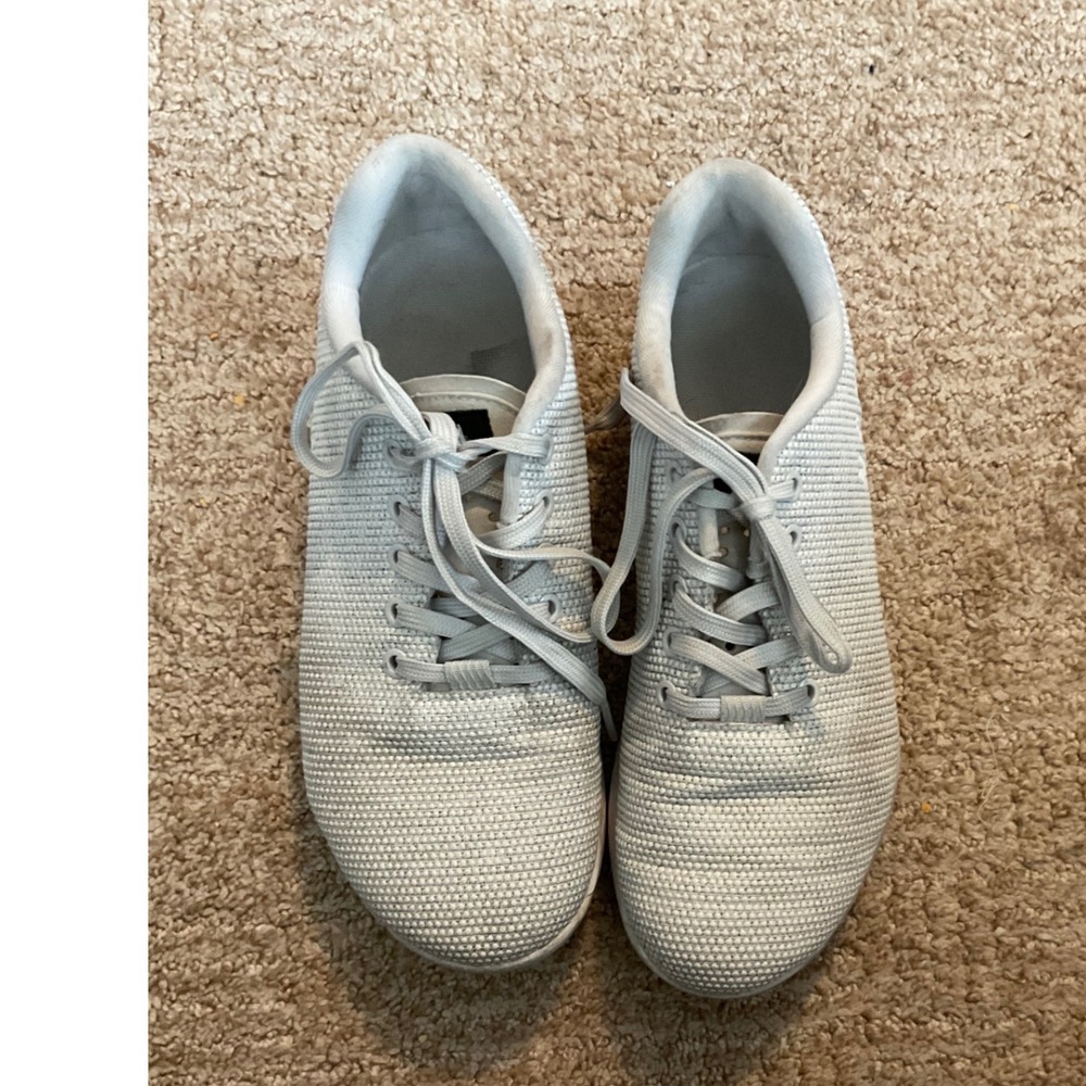 NOBULL SuperFabric Trainer Light Grey Mens 8.5 Womens 10 Athletic Gym Shoes - Picture 2 of 4